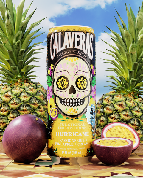 Calaveras Energy Huracán | Passionfruit, Pineapple, & Cream