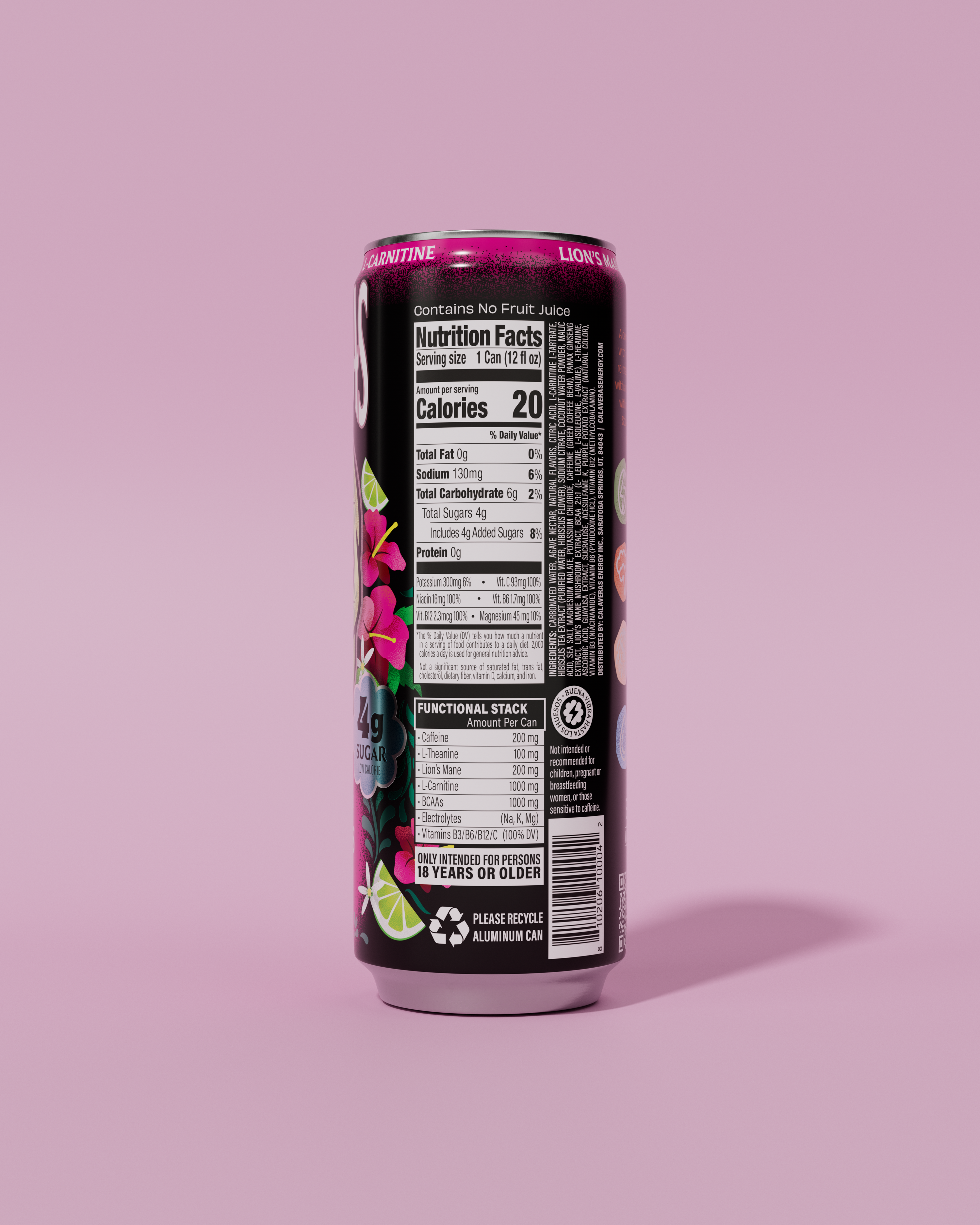 12-Pack Hibiscus Lime